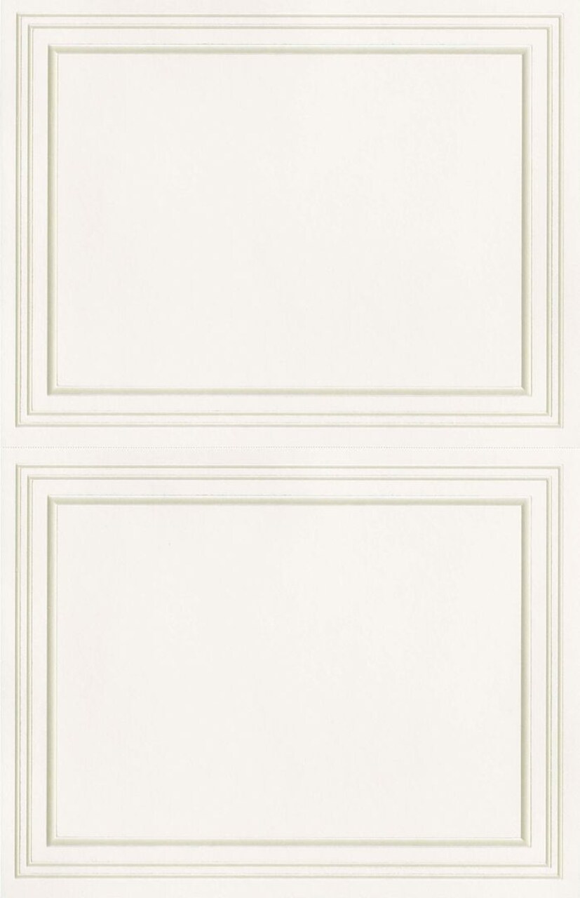 Great Papers! Invitation Postcards, 2-Up Ivory, Triple Pearl Border, 25 each 5.5" x 8.5" sheets/50 each 5.5" x 4.25" Invitation Postcards, Printer Friendly, 50 Envelopes Included